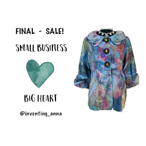 B.L.E.U. Jackets & Blazers - B.L.E.U. ~ Women’s lightweight 3/4 sleeve cruelty-free suede-like jacket size MP